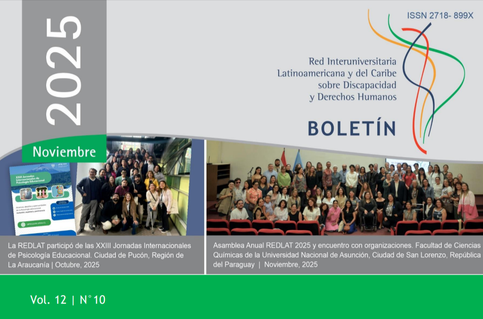 Portada del boletín de noviembre de la Red