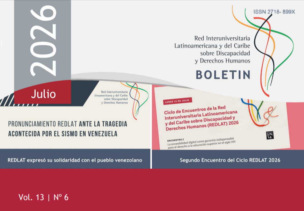 Portada del boletín de julio de la Red