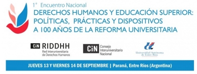 Encuentro Nacional de Derechos Humanos y Educación Superior