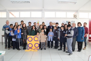 Alumnos escuela Luis Braille