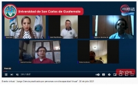 Evento virtual: "Juego Ciencia practicado por personas con discapacidad Visual”