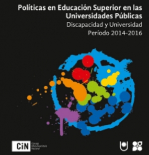Parte de la tapa del libro Políticas en educación superior en las universidades públicas argentinas