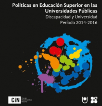 Parte de la tapa del libro Políticas en educación superior en las universidades públicas argentinas
