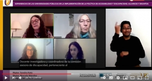 Captura de pantalla del Webinar