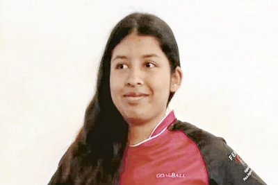 Melany Olave, una de las ocho inscriptas para utilizar las imágenes en Braille