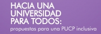 Texto de la imagen: Hacia una universidad para todos