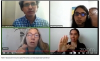 Taller "Educación Inclusiva para Personas con discapacidad". USAC, DIGI, DIGED, Escuela de Ciencia Política e Instituto de Investigaciones Políticas y Sociales (IIPS).