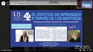 Conferencia “El sentido de aprender a través de los sentidos”. Universidad de Boyacá. Tunja (Colombia)