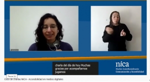 Ciclo de Charlas del NICA, Núcleo Interdisciplinario Comunicación y Accesibilidad (Udelar) Accesibilidad en Medios Digitales.