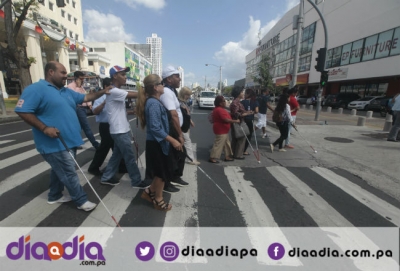 Personas sin visión más seguras en nuevas vías panameñas