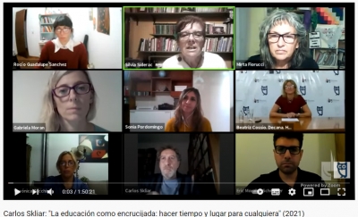 Captura de pantalla del Webinar