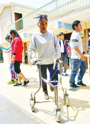 Foto sobre una de las prácticas de sensibilización