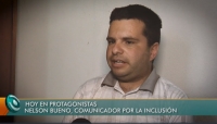 Nelson, un comunicador que lucha por derechos y derriba barreras de la discapacidad
