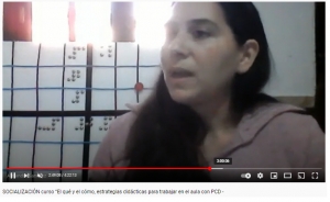 Socialización de producciones finales de profesores de Educación Secundaria y Primaria que han realizado el curso “El qué y el cómo, estrategias didácticas para trabajar en el aula con personas en situación de discapacidad”, 3° Edición.