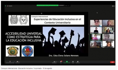 Coloquio Internacional - Educación Inclusiva. 1 y 2da jornada - 10 /11 de agosto Facultad de Psicología UMSNH - Oficial