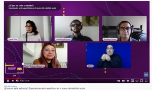 “¿El que no salte es tombo?” Experiencias anti capacitistas en el marco del estallido social. 17 de junio, Observatorio de Inclusión Educativa para Personas con discapacidad